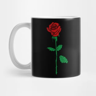 Red Rose Mug